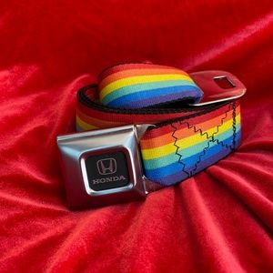 Rainbow Car Buckle Belt